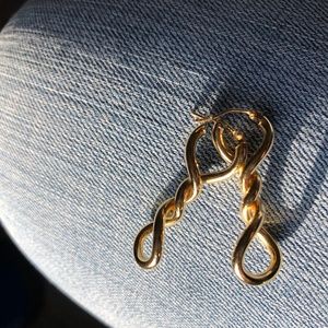 14 K  Italian Yellow Gold Earrings - QVC